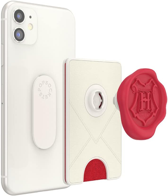 PopSockets: PopWallet+ mit Integriertem Austauschbarem PopTop für Smartphones und Tablets - Hogwarts