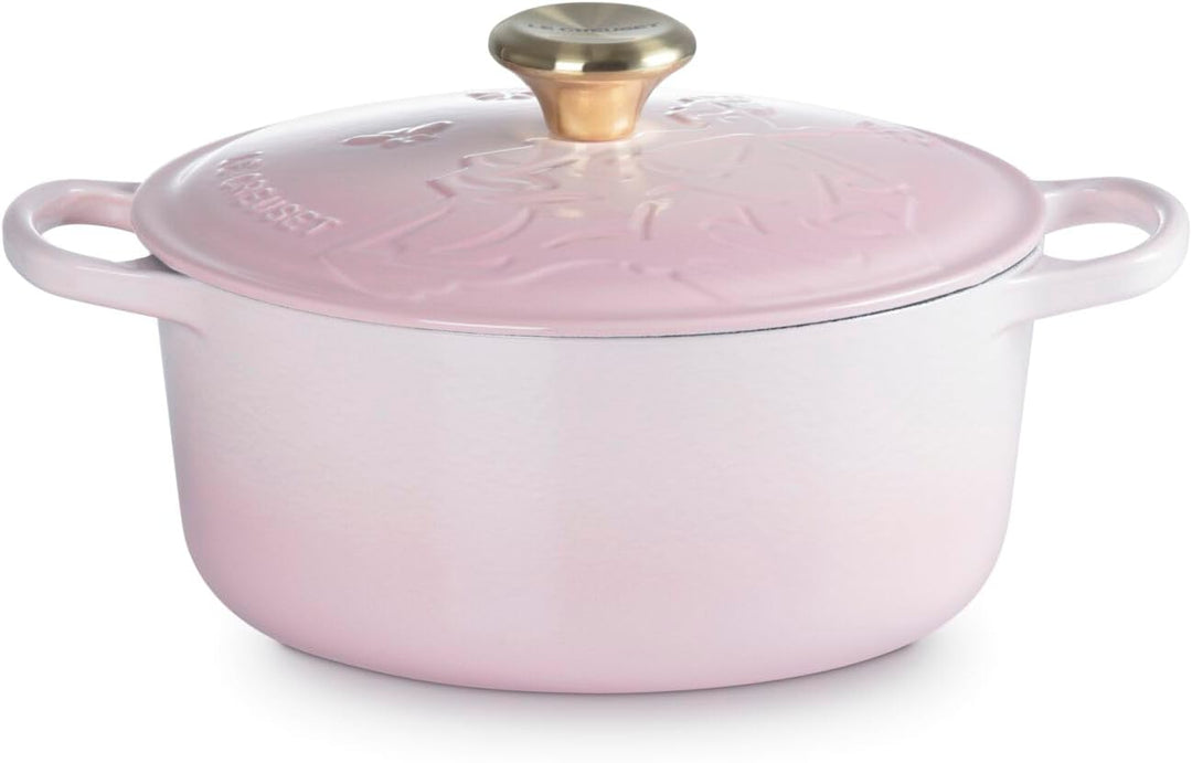 Le Creuset Wicked Collection Glinda Rundkasserolle aus Gusseisen mit Prägung