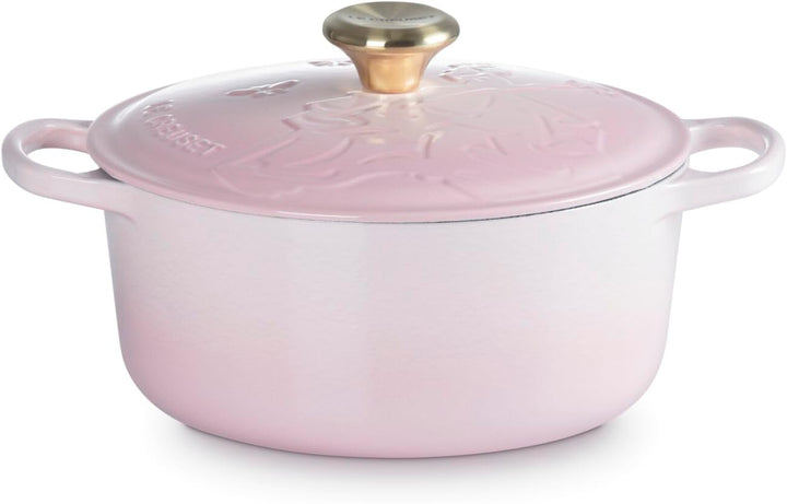 Le Creuset Wicked Collection Glinda Rundkasserolle aus Gusseisen mit Prägung
