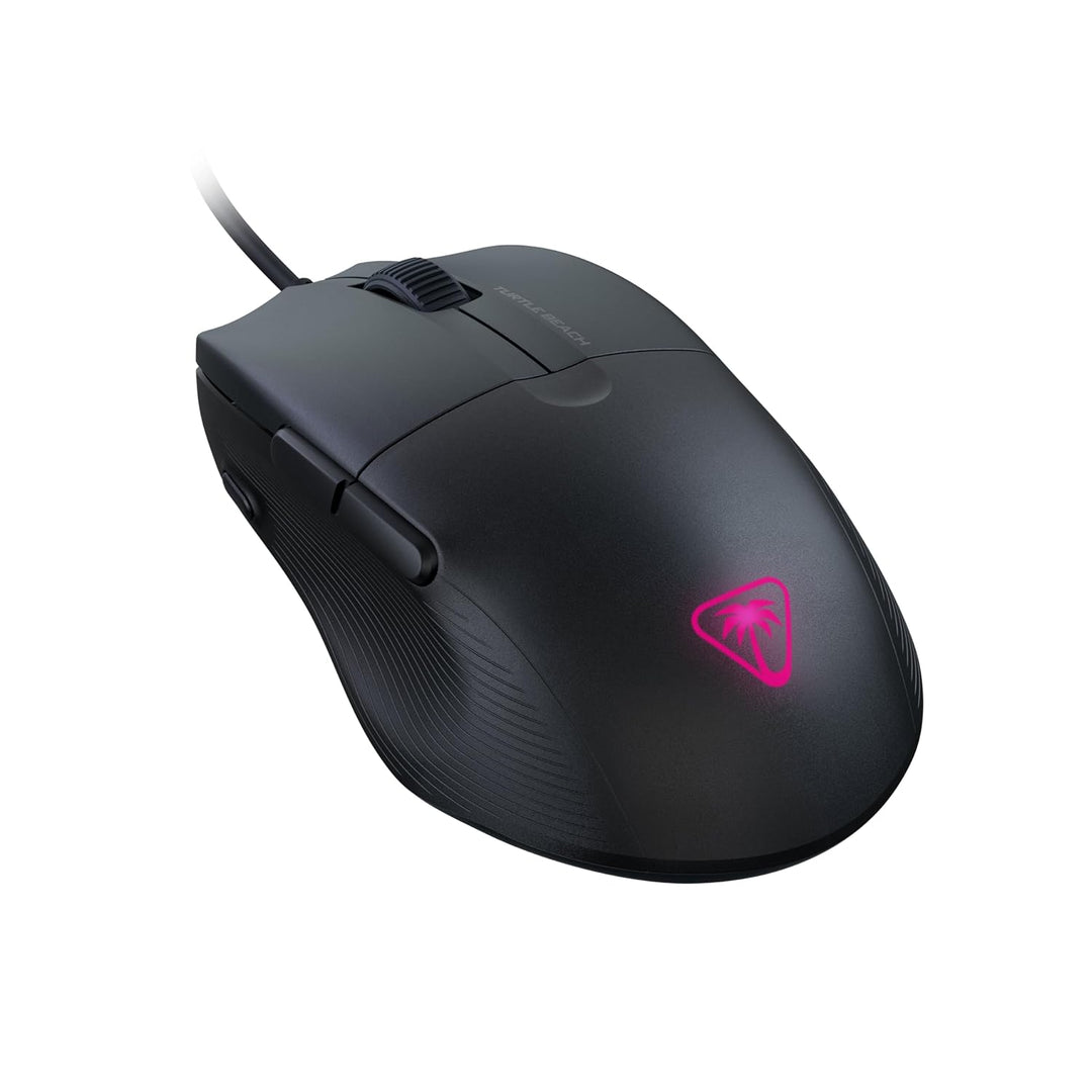 Turtle Beach Pure SEL – Ultraleichte, ergonomische RGB-Gaming-Maus, optischer 8K DPI-Sensor, mechani