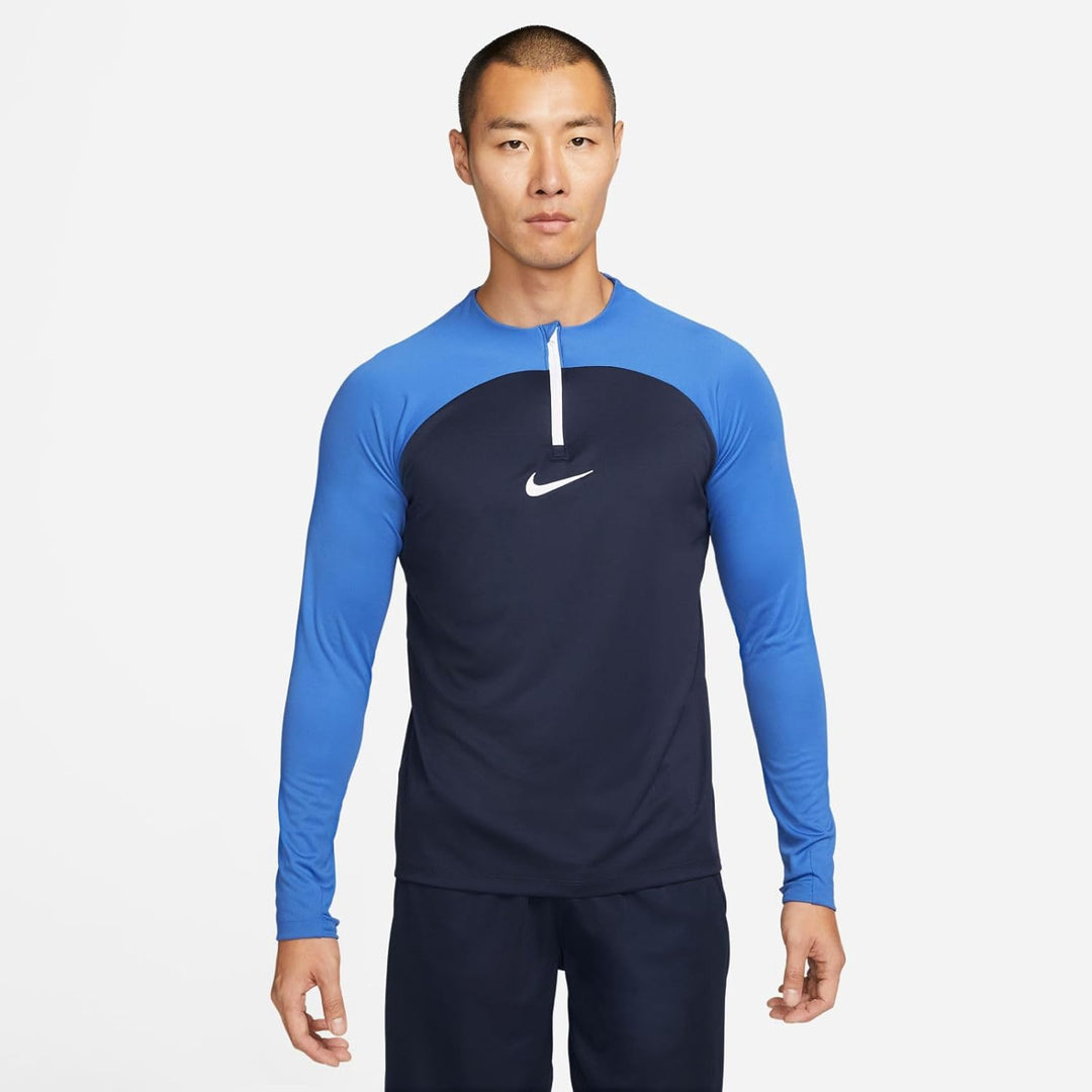Nike Herren Academy Drill T-Shirt L Obsidian/Royal Blue/White, L Obsidian/Royal Blue/White