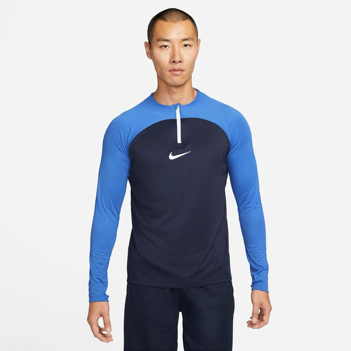 Nike Herren Academy Drill T-Shirt L Obsidian/Royal Blue/White, L Obsidian/Royal Blue/White