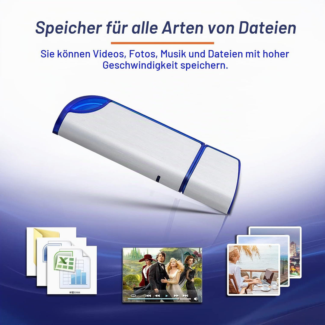 USB-Speicherstick mit 32 GB, FAT32-Format, USB 2.0, für Game Capture Card/Kassettenspieler/Computer/