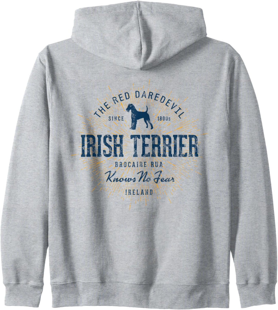 Vintage Retro Irish Terrier Kapuzenjacke