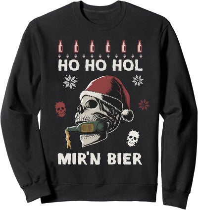 Weihnachtspullover Herren Damen lustig Weihnachtspulli Sweatshirt
