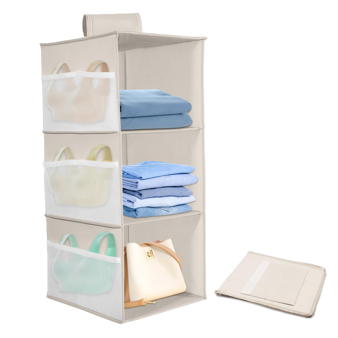 Schrank Organizer Hängend, Hängeregal Stabiler Hängeorganizer Hängeaufbewahrung, Kleiderschrank Orga