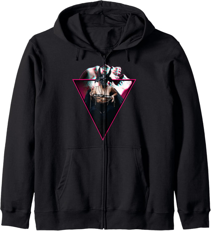 Baphomet Suffer Baby Goth Grunge Gothic Satan Hail Kapuzenjacke