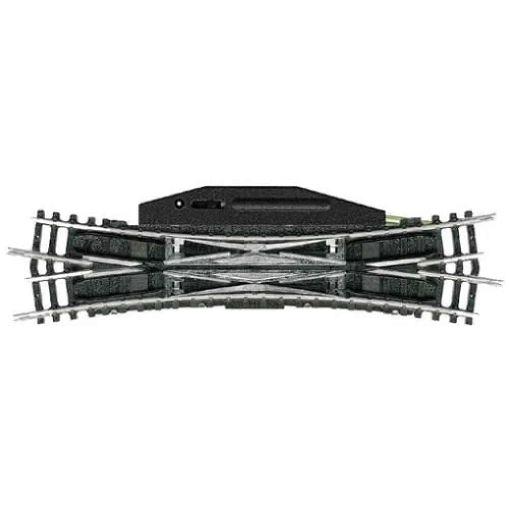 Minitrix 14960 - Doppelkreuzungsweiche – Radius R4 15° Länge 129,8 mm - Detailgetreue Modelleisenbah