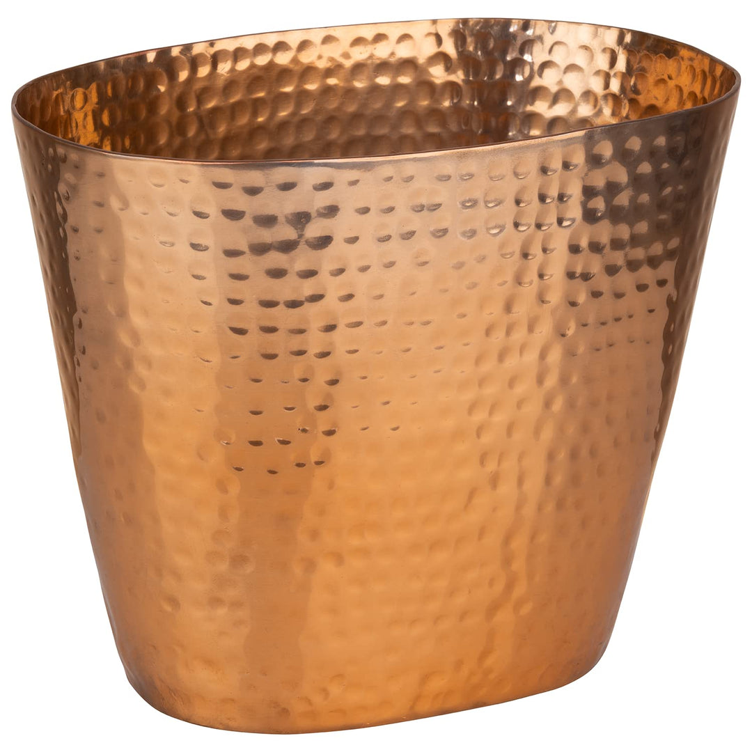 APS 36106 Wein-/Sektkühler "SMALL", Aluminium, für 1 Flasche, 20,5 x 14 x 17 cm, Kupfer-Look Kupfer-