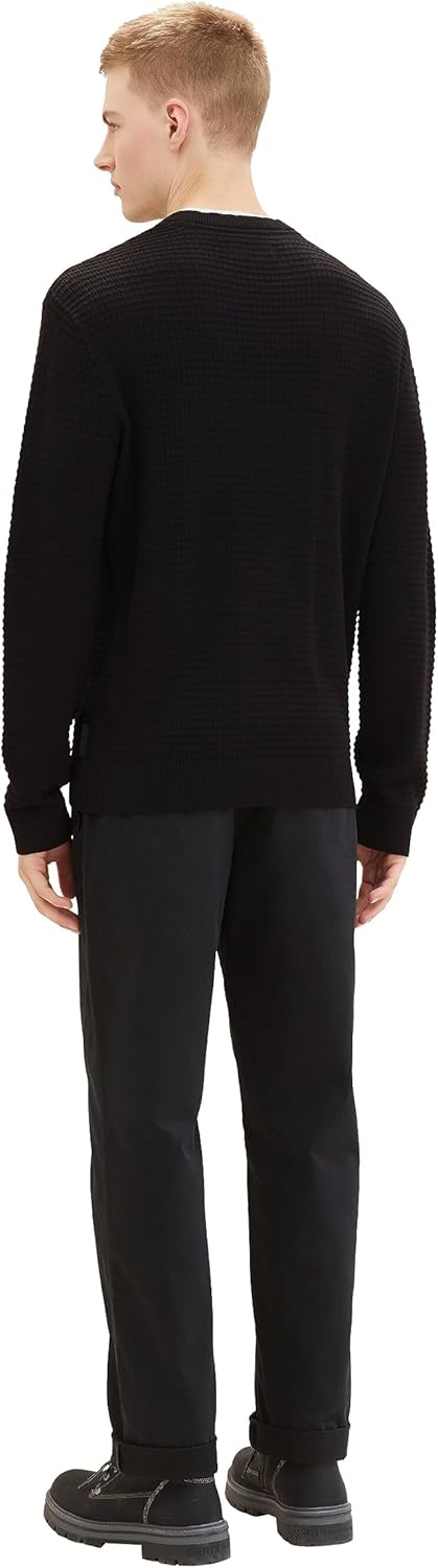 TOM TAILOR Denim Herren 1040108 Pullover (1er Pack) XXL 29999 - Black, XXL 29999 - Black