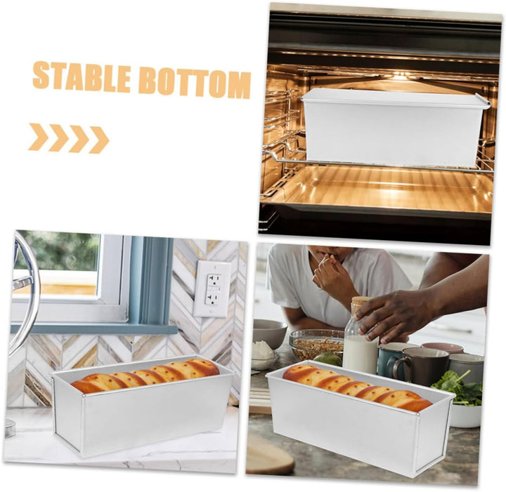 Alipis Aluminiumlegierung Kastenform Mit Deckel Antihaftbeschichtet Backform Für Brot Und Toast Wied