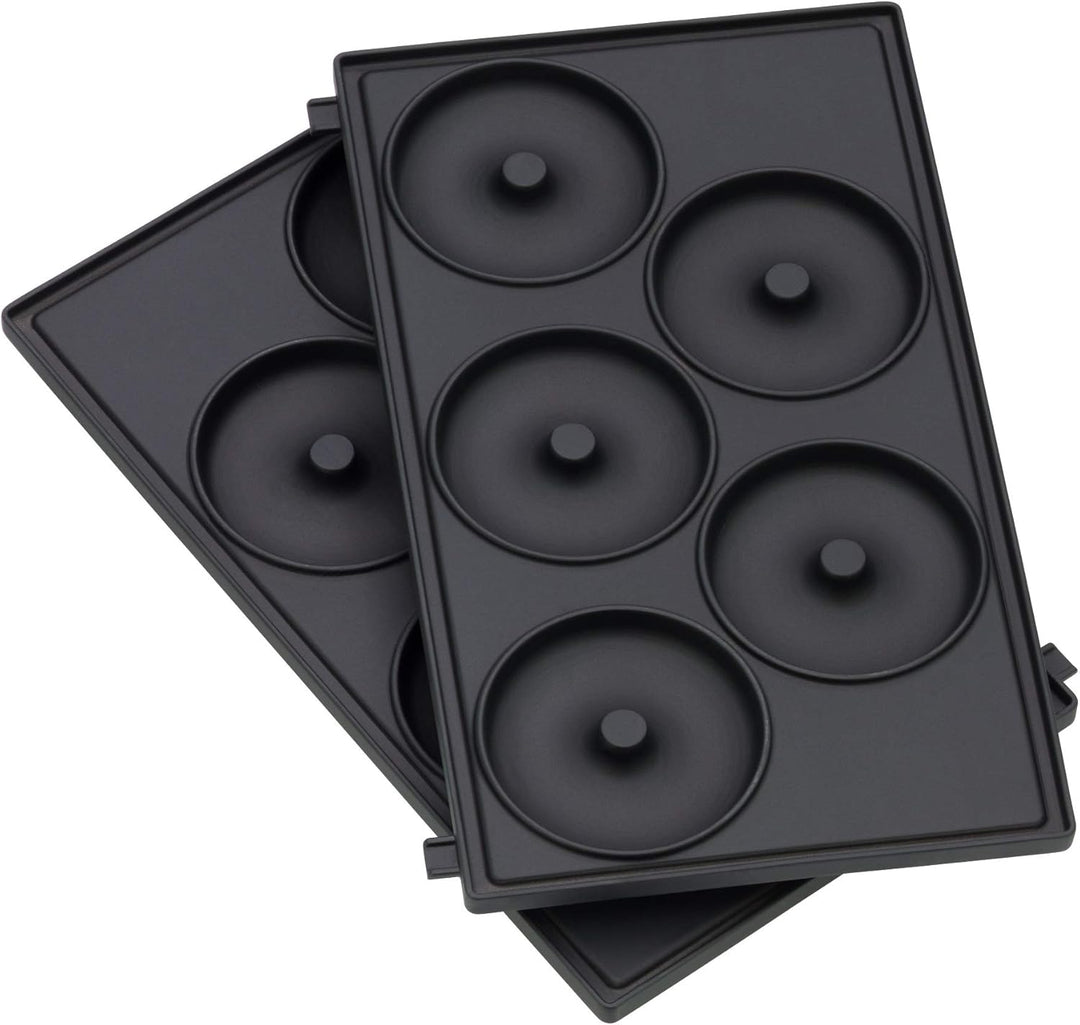 WMF Lono Snack Master Zubehör, Donut Maker, Donut Platten-Set, 2 abnehmbare Plattensets, antihaftbes