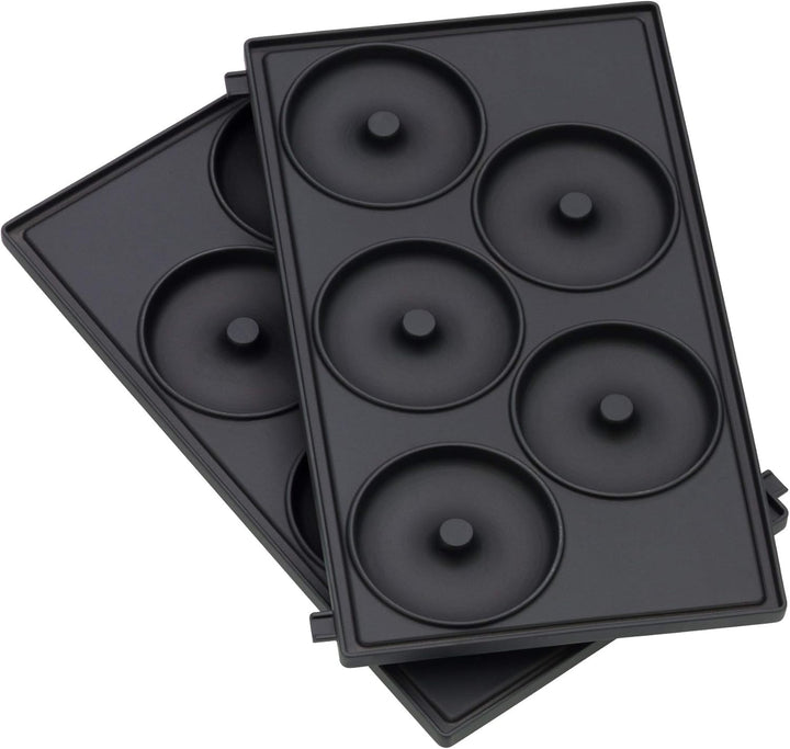 WMF Lono Snack Master Zubehör, Donut Maker, Donut Platten-Set, 2 abnehmbare Plattensets, antihaftbes