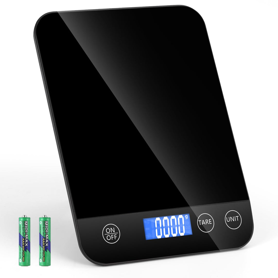 Küchenwaage Digital, 15 kg Hochpräzise 1g/0.1oz Elektronik Küchenwaage, Professionell mit Harter Fun