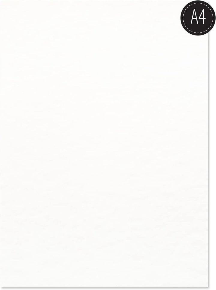 Vaessen Creative Florence Aquarellpapier A4, Weiss, 300 g/m² Strukturiertes Papier, 10 Blatt für Aqu