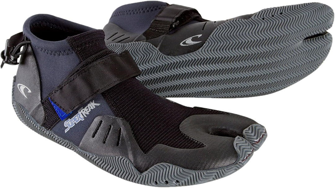 O'Neill Superfreak 2 mm Tropical Split Toe Booties 6 Schwarz, 6 Schwarz