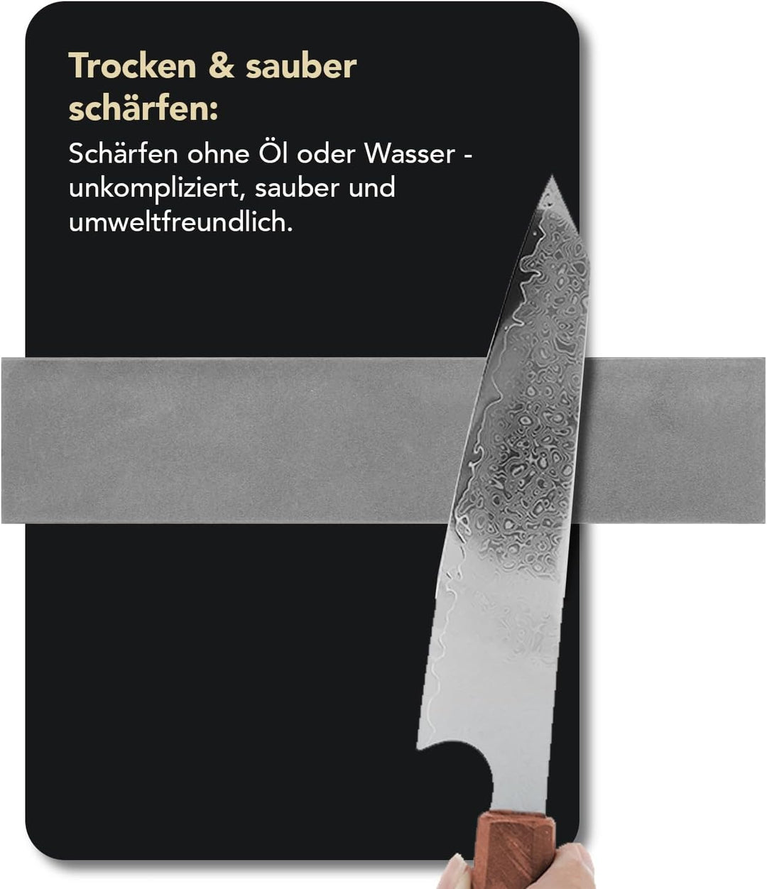 DMT Dia-Sharp Schärfblock mit durchgehender Diamantbeschichtung, extra-fein, 10,2 cm / 4 Zoll, 1 Stü
