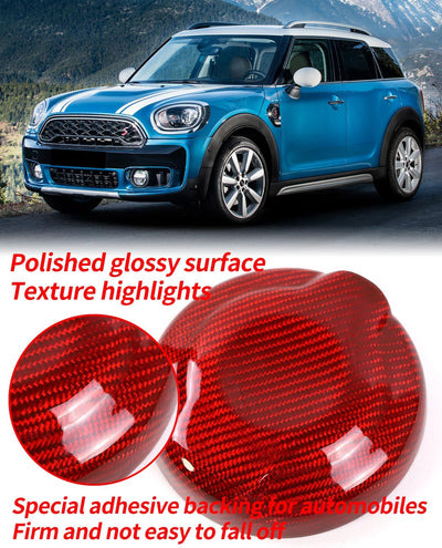 Carbon Fiber Fuel Tank Gas Filler Lid Door Cap Case Cover,for Mini Cooper F Series (2.0T R55 Clubman