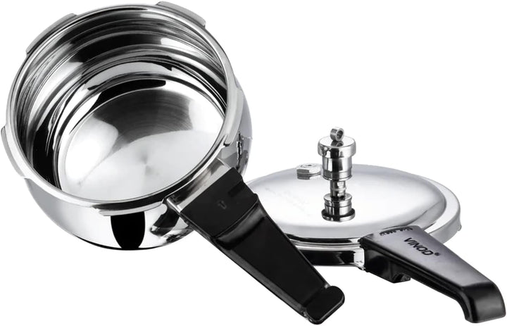 VINOD Belly Shape Edelstahl-Induktions-Schnellkochtopf/Druckkanne, Instant Pot Multi-Kocher (2,5 Lit