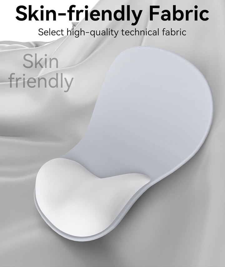 Mauspad mit Gelkissen,Ergonomisches Mousepad mit handauflage mit weichem Gelpolster,rutschfester Bas