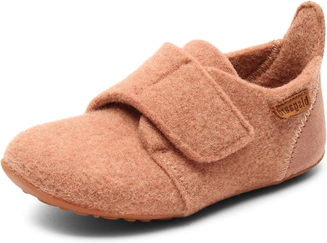 Bisgaard Unisex Kinder Casual Wool Slipper 25 EU Schmal Rose, 25 EU Schmal Rose
