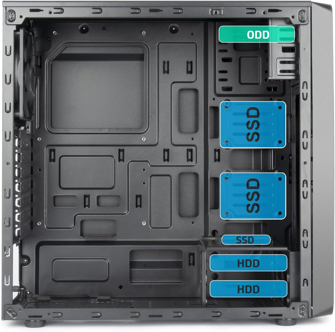 Vultech Gehäuse ATX VCO-A2699, 1XUSB 3.0, 2XUSB 2.0 Ohne Netzteil ATX - 405x185x415mm, Ohne Netzteil