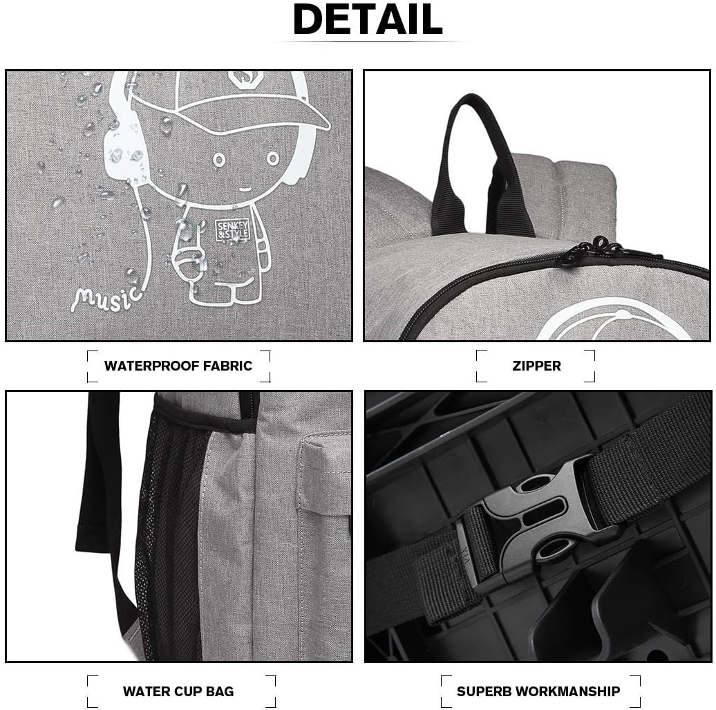 KONO Kinderrucksack Rucksack Backpack Schulrucksack Gepäck Koffer Kabine Rädern Trolley Reise Rädern