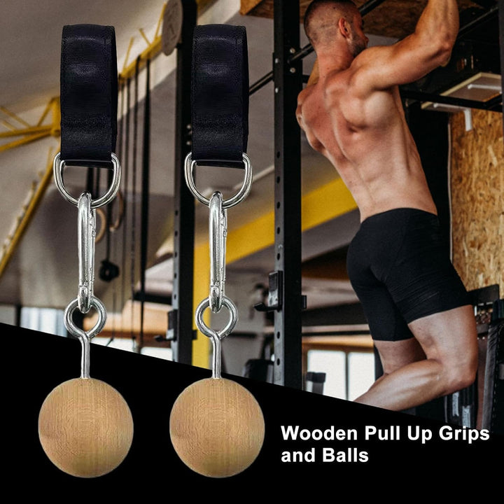 Klimmzug Griffe Holz Klimmzugstange Pull Up Balls Zur Steigerung Der Griffkraft Trainingskugeln Klet