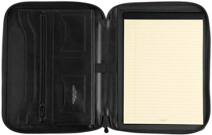Blockhalter Spalding & Bros A.G A4 PALM LINE 25 x 32 cm Herren Damen Schwarz 970818P