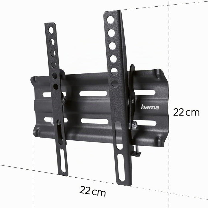 Hama TV Wandhalterung Neigbar (19-46 Zoll TV Halterung für Fernseher bis zu 25 kg, max. VESA 200x200