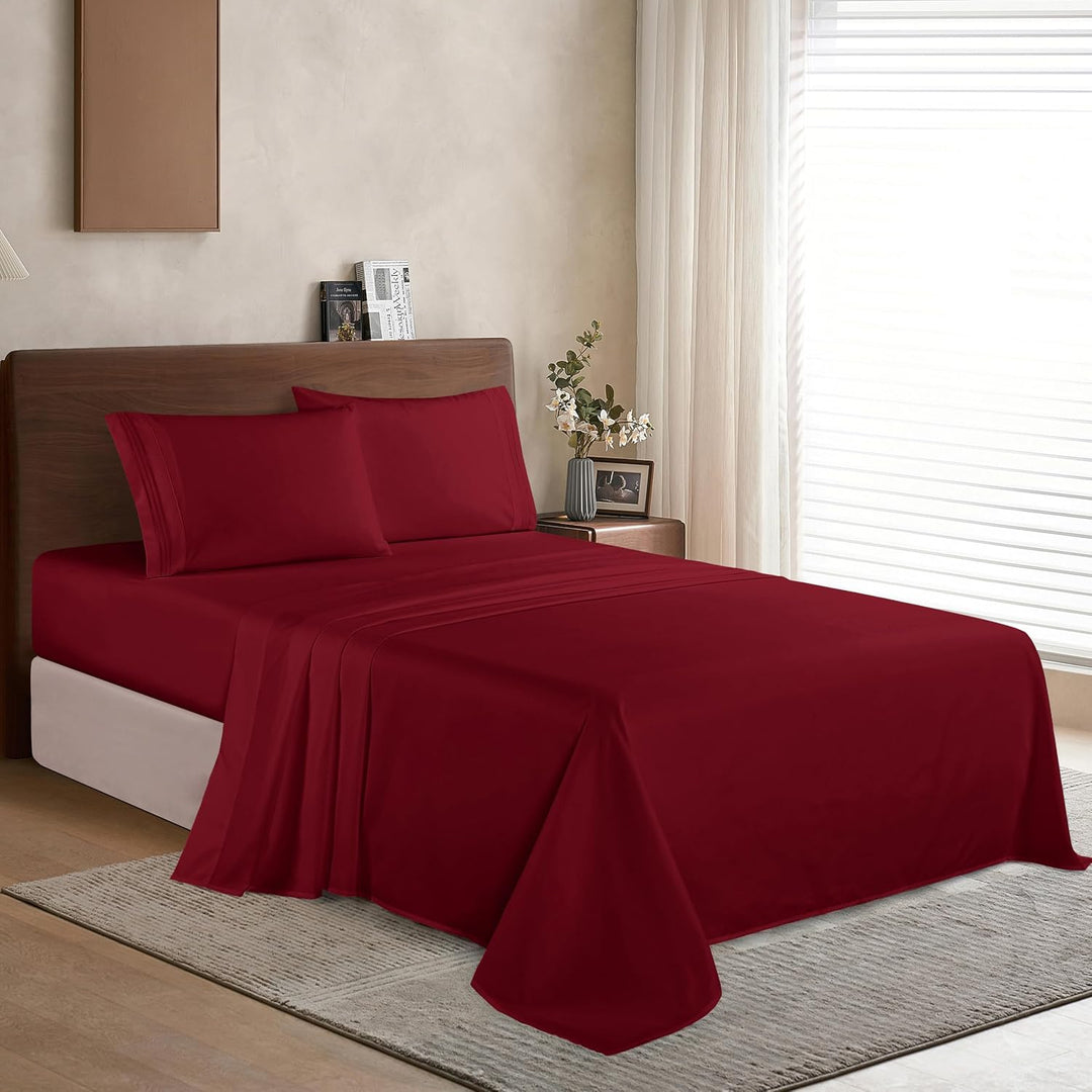 Elegant Comfort Bettwäsche-Set, luxuriös, weich, Fadenzahl 1500, ägyptische Qualität, Knitter- und l