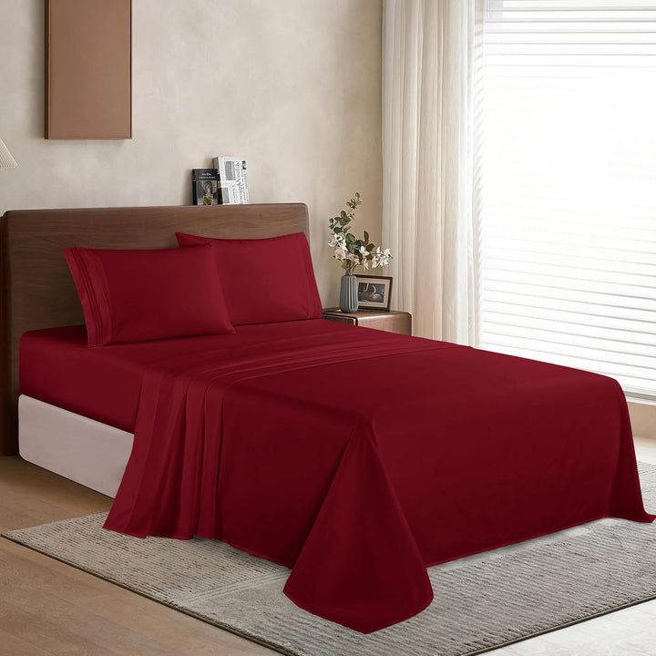 Elegant Comfort Bettwäsche-Set, luxuriös, weich, Fadenzahl 1500, ägyptische Qualität, Knitter- und l