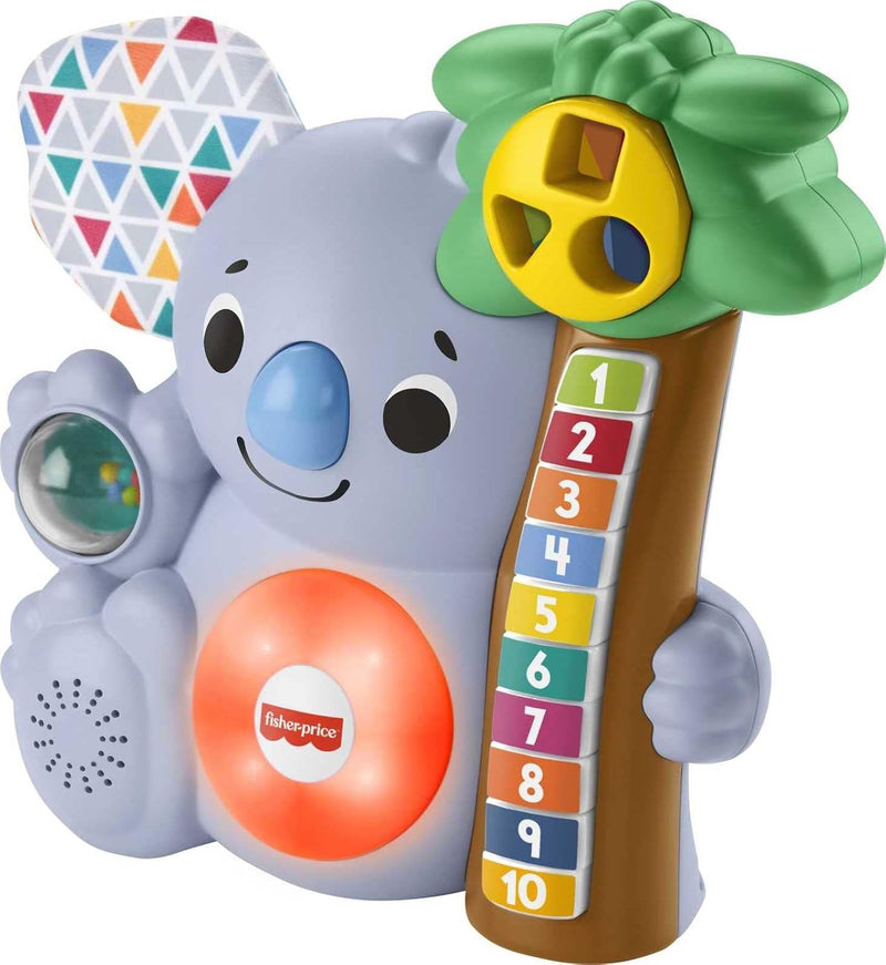 Fisher-Price GRG67 -BlinkiLinkis Koala, musikalisches Lernspielzeug für Babys und Kleinkinder, Babys