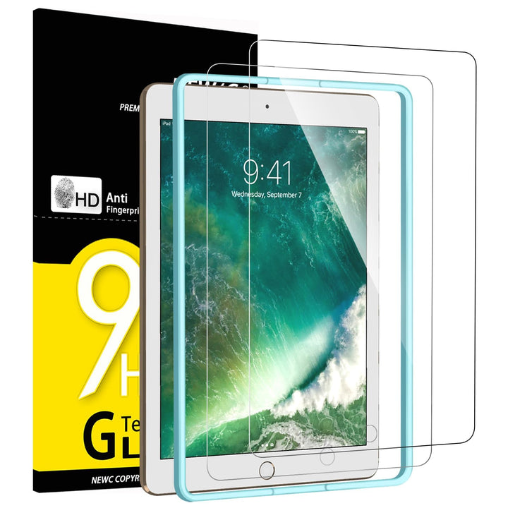 NEW'C 2 Stück, Schutzfolie für iPad Air 3 10,5 Zoll (2019), iPad Pro 10,5 Zoll (2017) und ein Ausric