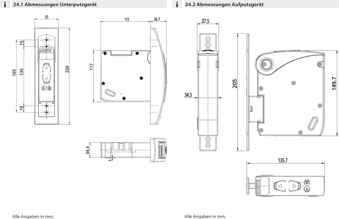Superrollo GW60 Universal-Gurtwickler für Aufputz-/ und Unterputzmontage Single, Single