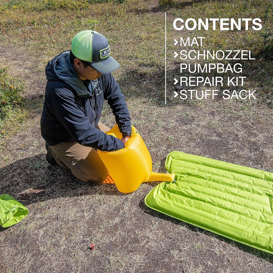 Exped Ultra 1r Lw Grün - Leichte komfortable Trekking Schlafmatte, Grösse 197 cm - Farbe Lichen 1R: