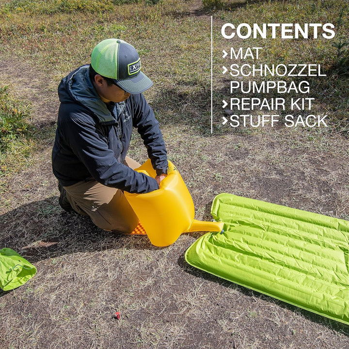 Exped Ultra 1r Lw Grün - Leichte komfortable Trekking Schlafmatte, Grösse 197 cm - Farbe Lichen 1R: