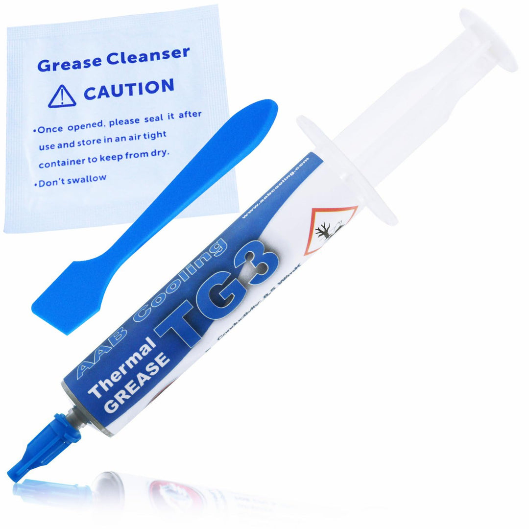 AABCOOLING Thermal Grease 3-10g - Hochleistungs 8,5W/mK Wärmeleitpaste mit Silber Für Alle CPU-PC Kü