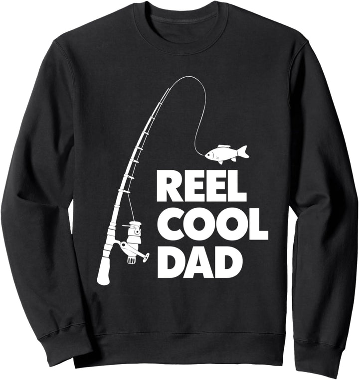 Lustige Angelrolle Cool Dad Vatertags-Wertschätzung Sweatshirt