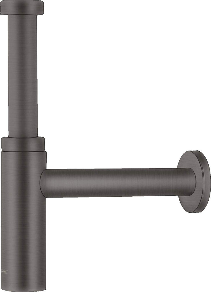 hansgrohe Siphon Flowstar S, Ablauf für Waschbecken, Brushed Black Chrome, Brushed Black Chrome