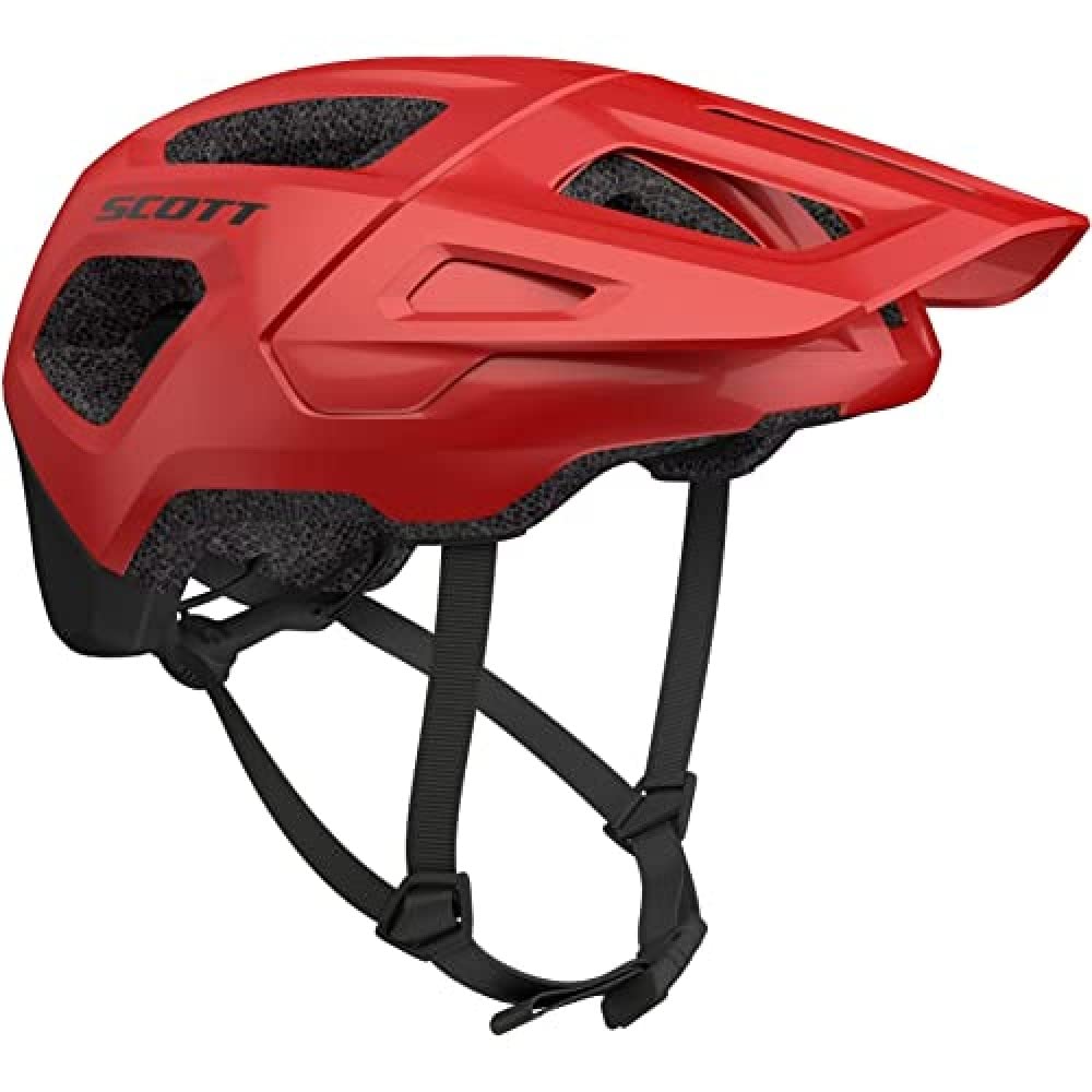 Scott Argo Plus Kinder Fahrradhelm, Rot, 49-53 cm, 2022