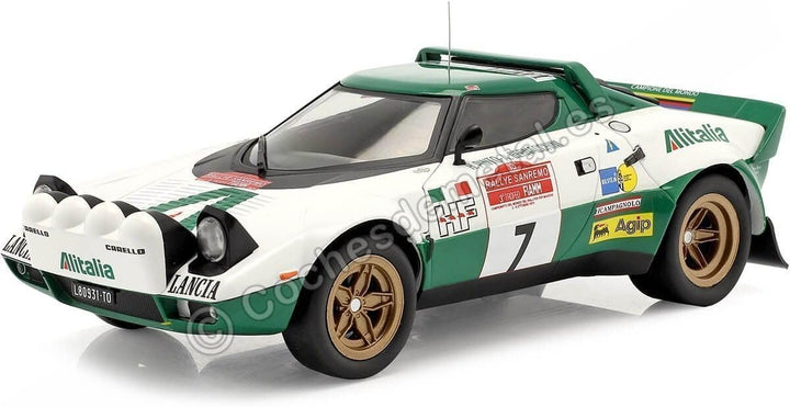 Ixo Lancia Stratos HF No.7 Rally San Remo 1975 (R.Pinto - A.Bernacchini ) 1:18