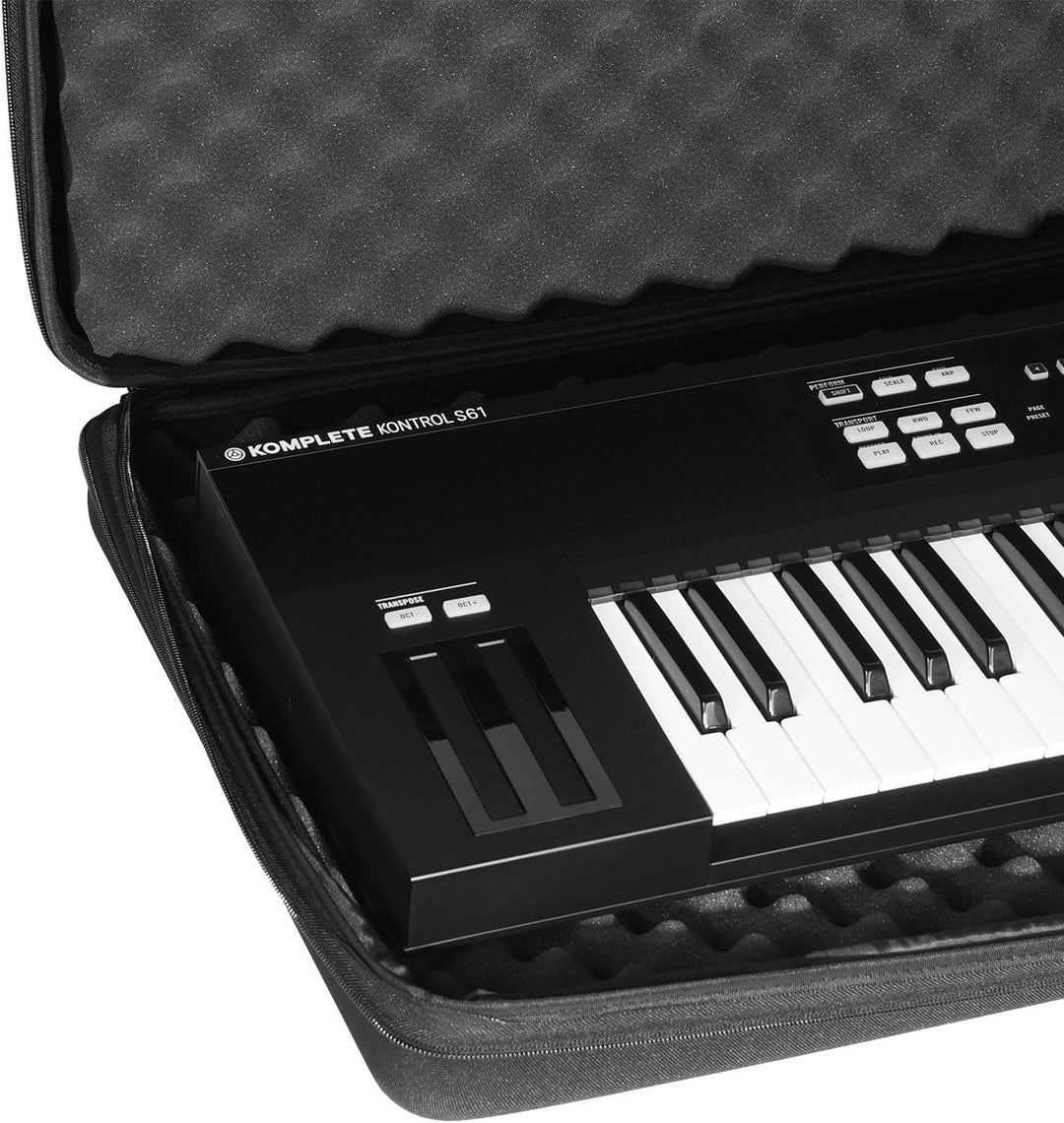 UDG Creator 61-Key Keyboard Hardcase, Schwarz (U8307BL) | Formgepresste EVA-Schale; präzise geschnit
