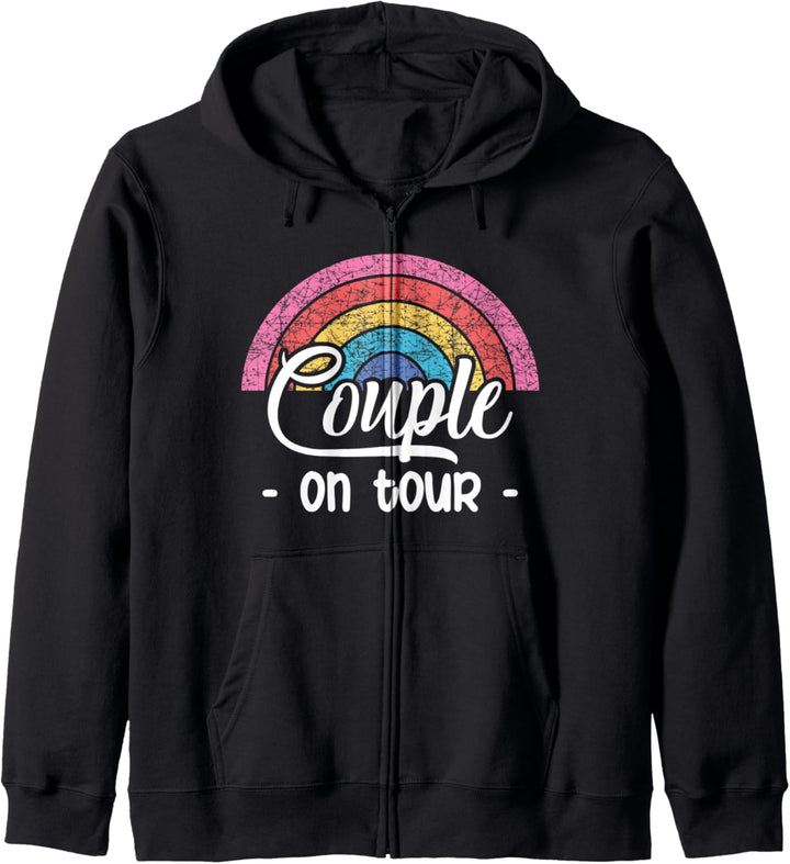 LGBT Gay Pride Awareness Lesben Couple On Tour Kapuzenjacke
