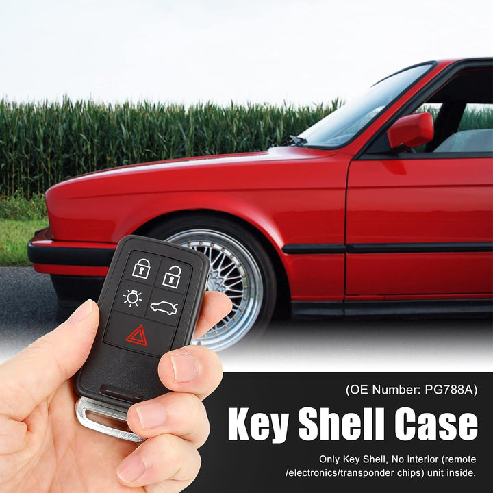 X AUTOHAUX Auto Schlüsselhülle Etui Schutzhülle Gehäuse für schlüssellose Fernbedienung für Schlüsse