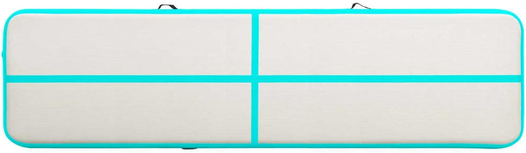 Aufblasbare Gymnastikmatte mit Pumpe, Turnmatte, Gymnastics Mat, Tumbling Matte, Airmatte, 800x100x1
