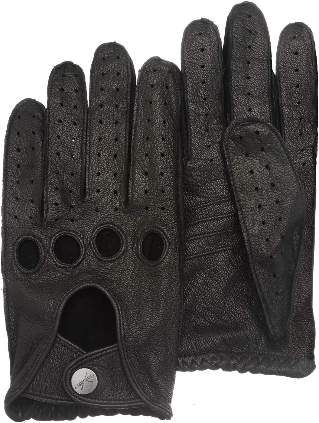 PEARLWOOD Herren Lederhandschuhe Steve für Autofahrer aus Ziegenleder XL (10) Black (200), XL (10) B