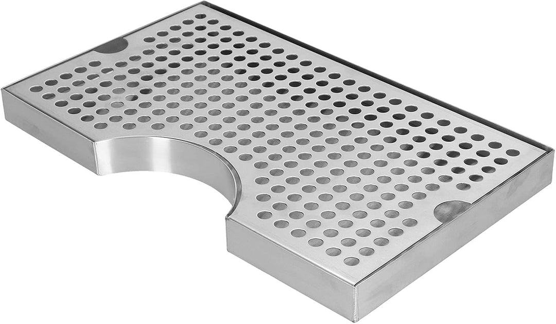 Bar-Tropfschale Edelstahl-Tropfschale Rostfrei Einzigartige glänzende Fass-Tropfschale Leicht zu rei