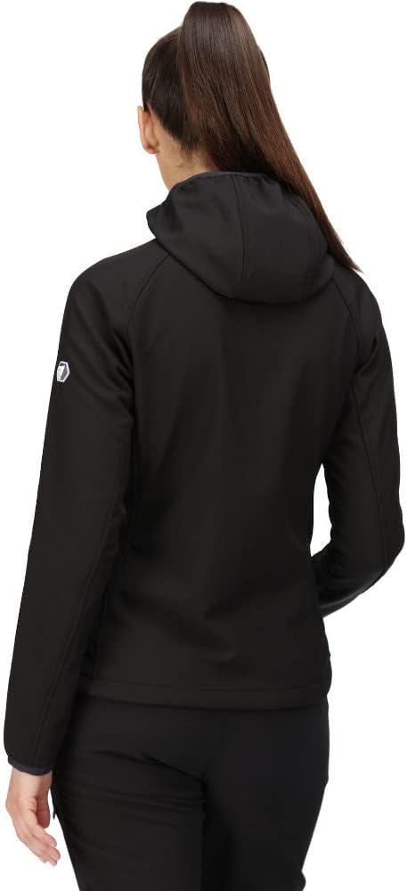 Regatta Womens Softshell Water Repellent Arec III Jacket 34 Schwarz, 34 Schwarz