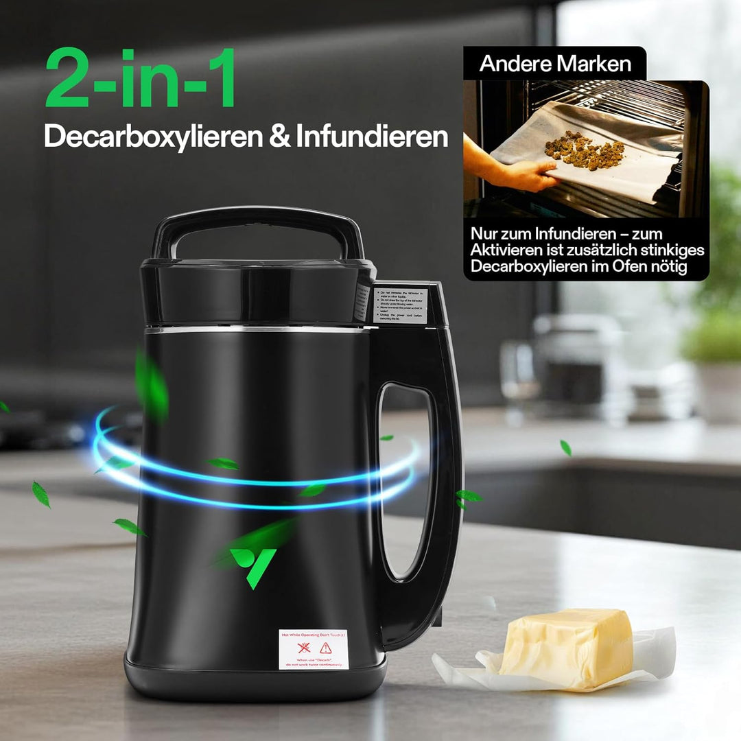 VIVOSUN Kräuter-Decarboxylierungs- und Infusionsmaschine, botanischer Extraktor und Infuser zur Hers